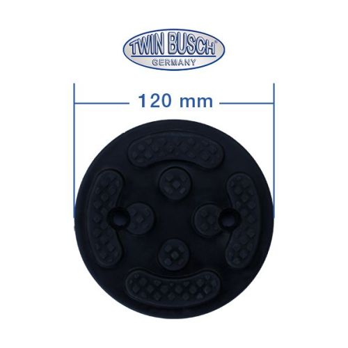Support rubber for two post lifts - TW G-D12cm
