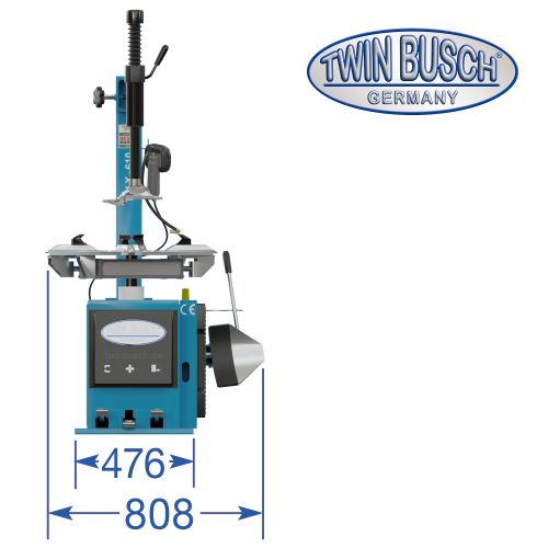 Combination set:  Tyre changer TWX-610 and Wheel balancer manual spin -  semi autom. - TWF-100