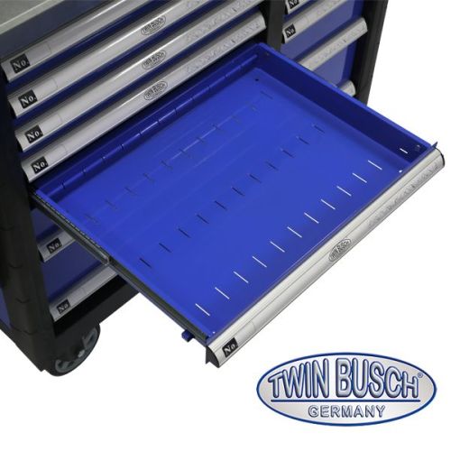 Filled tool trolley with 14 drawers - TW 014G